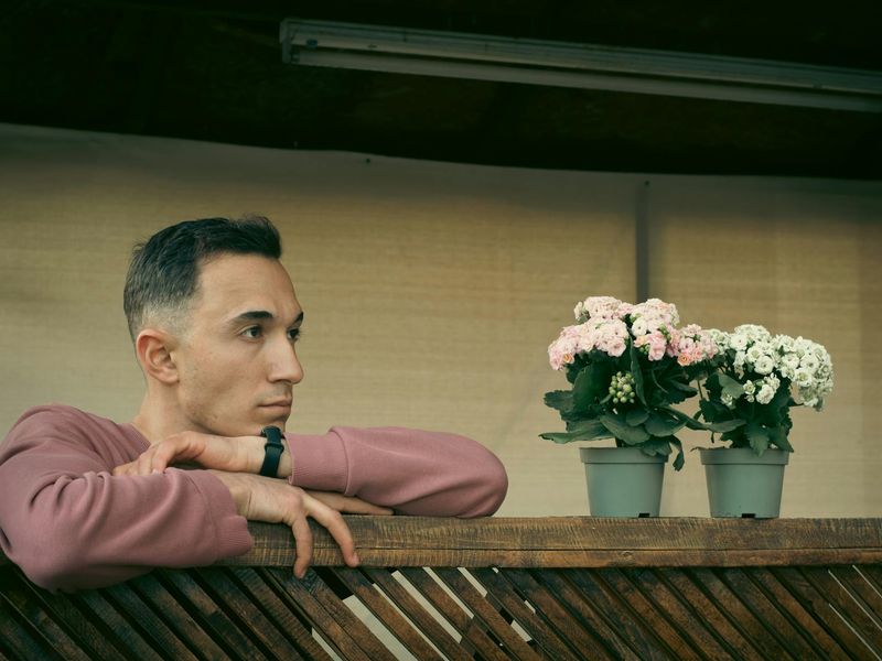 Serene indoor space with natural light and wooden details